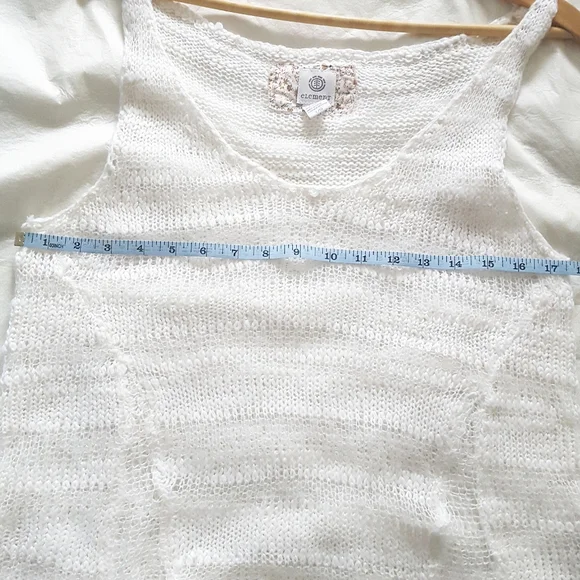 🔖Element☆Boho Fishnet Spring/Summer Knit Top - Picture 7 of 8